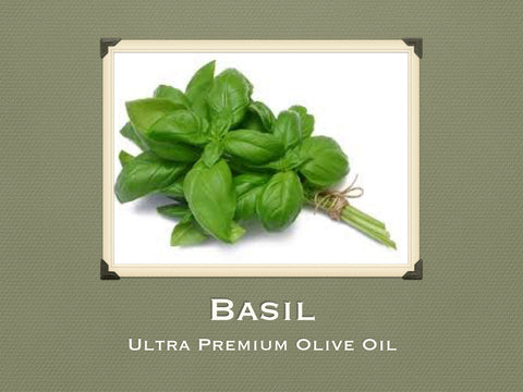 Basil Infused Olive Oil
